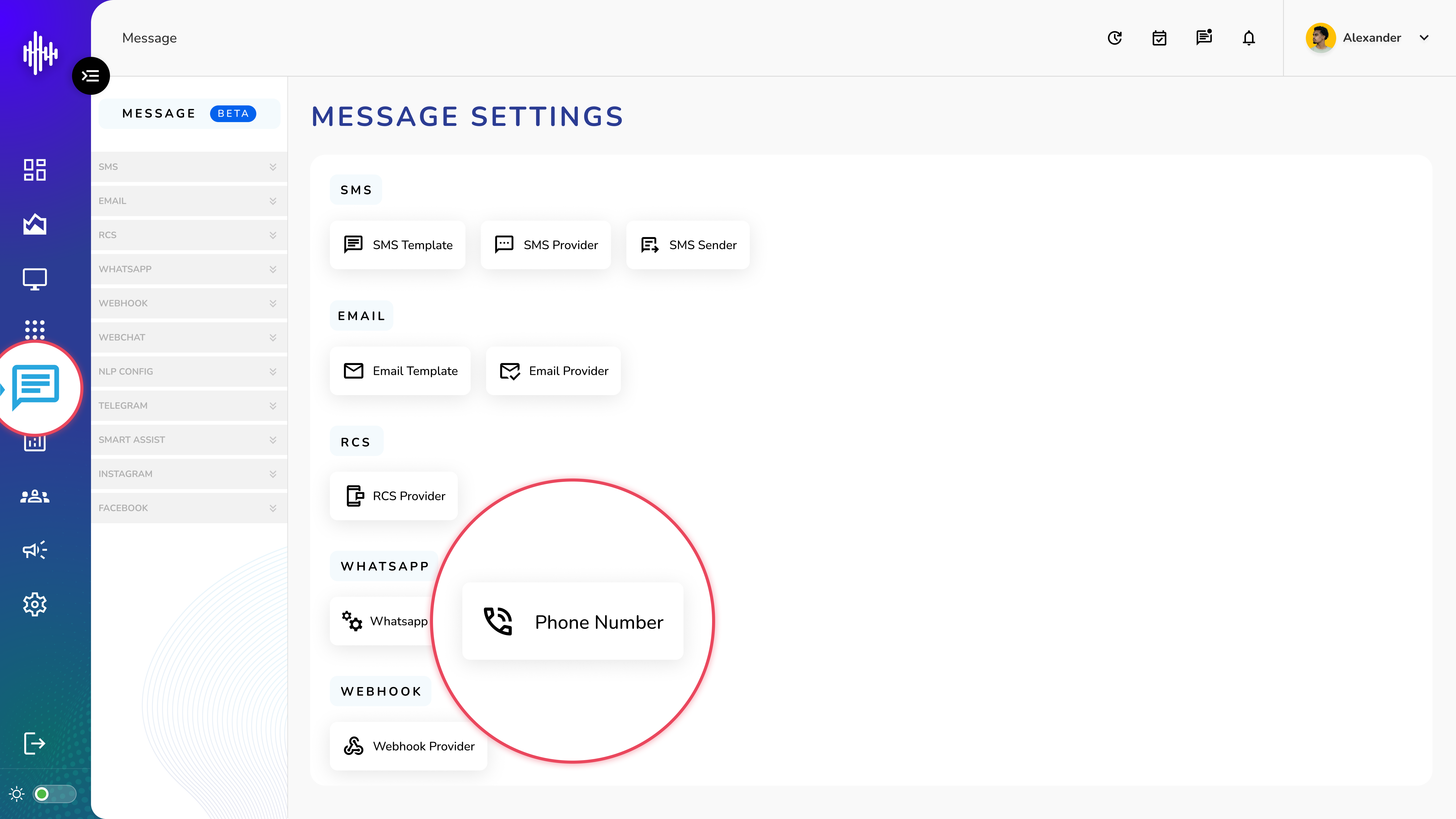 Message-WhatsApp Phone Number